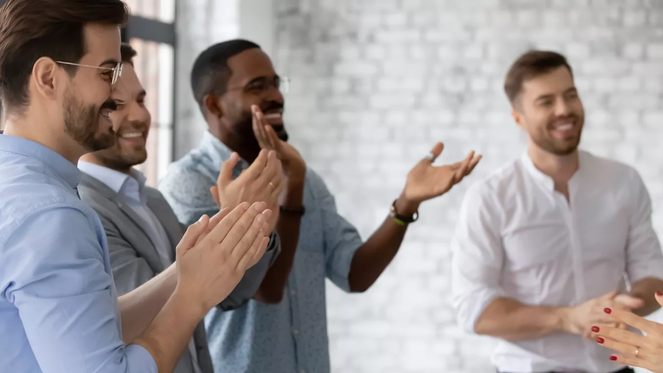 clapping employees