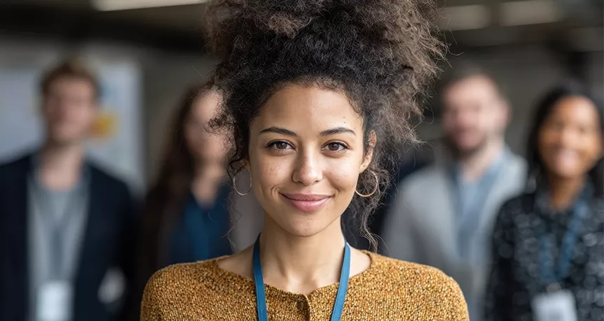 Employee engaged and not burnt out