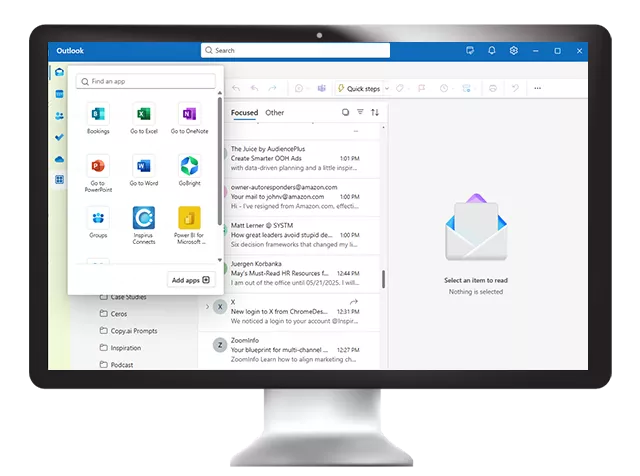 Connects in Outlook