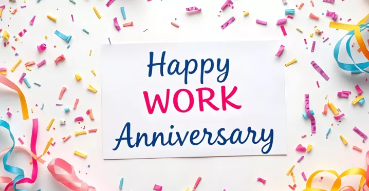 Happy Work Anniversary card