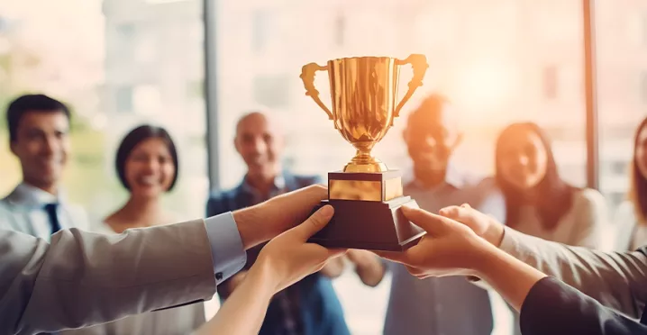 Employees receiving an award