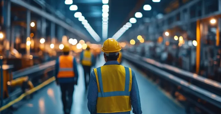 employee in the manufacturing industry 