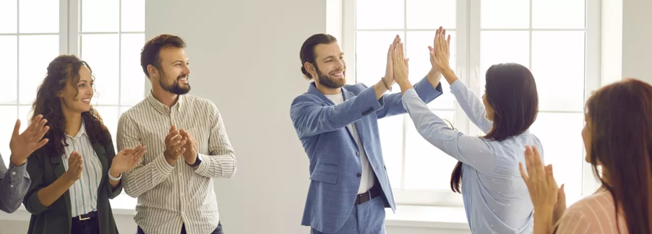 high five