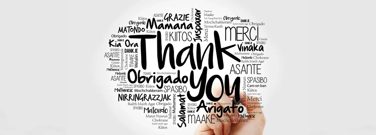 Thank you word cloud