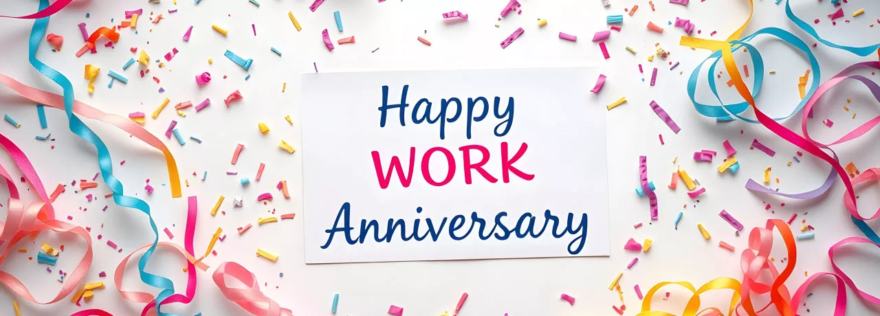 Happy Work Anniversary card