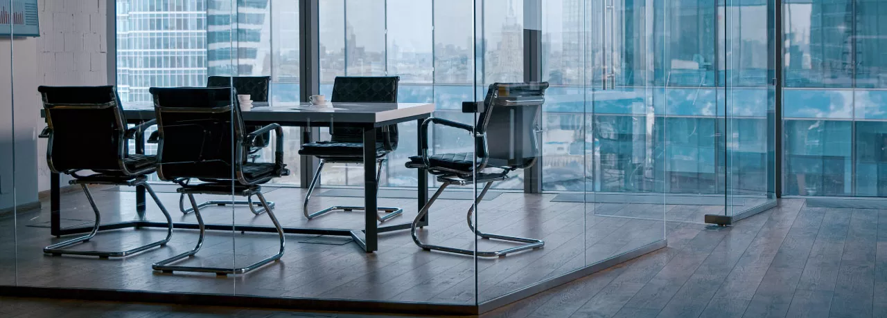 An empty office with no employees