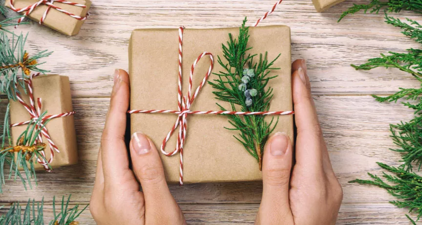 Festive employee holiday gift