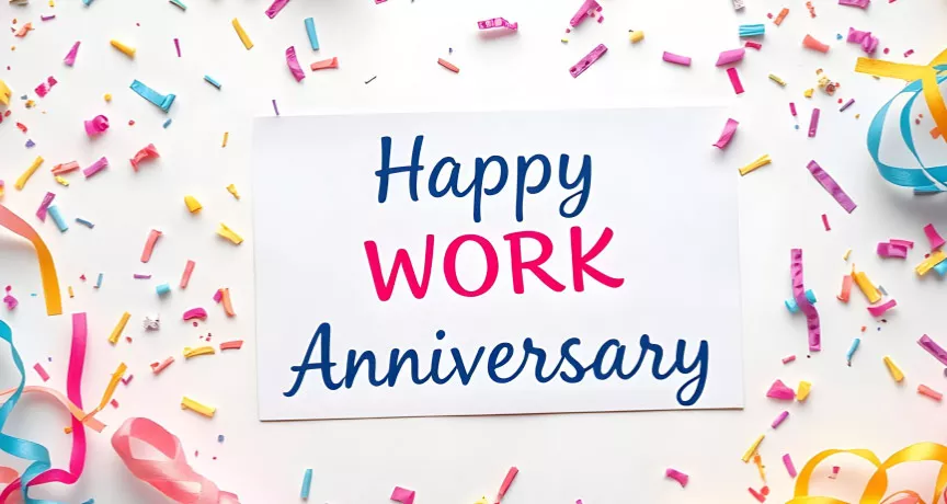 Happy Work Anniversary card