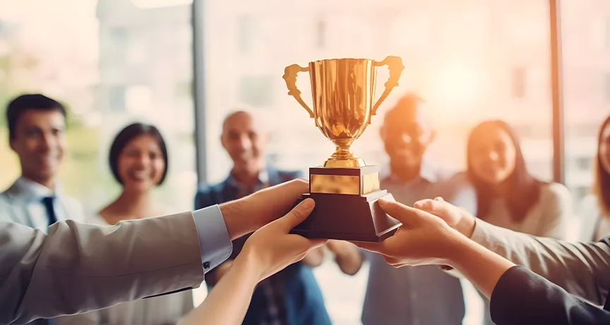 Employees receiving an award