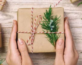 Festive employee holiday gift