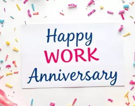 Happy Work Anniversary card