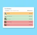 Inspirus Employee Recognition Dashboard with Engagement Data