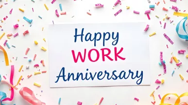 Happy Work Anniversary card