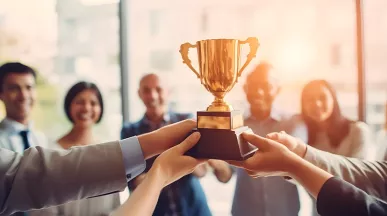 Employees receiving an award