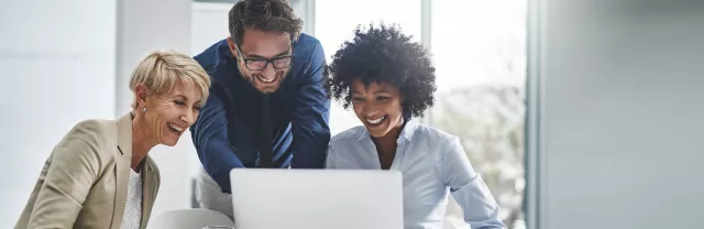 Photo of HR team brainstorming about company culture and workplace improvement