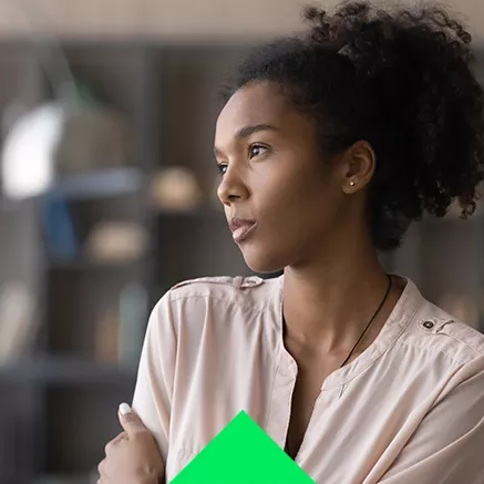 Lonely business woman