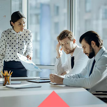 Employees being reprimanded